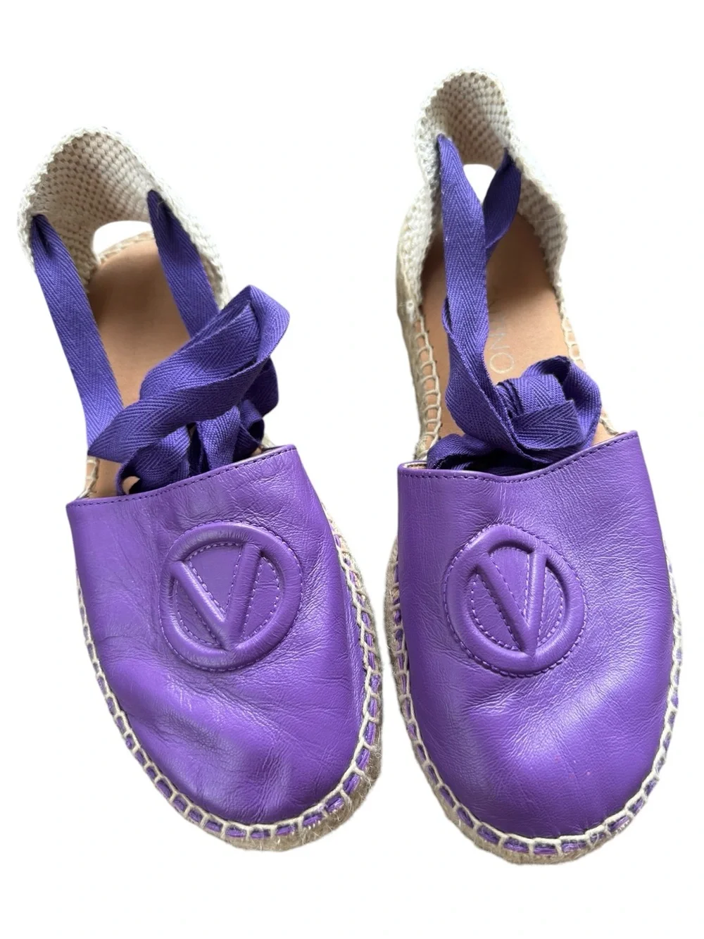 VALENTINO by Mario TESSA Espadrilles Purple NWT 38